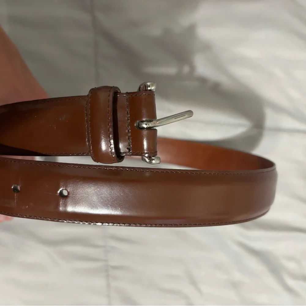 Brown Leather Women’s Coach Belt - Picture 6 of 8